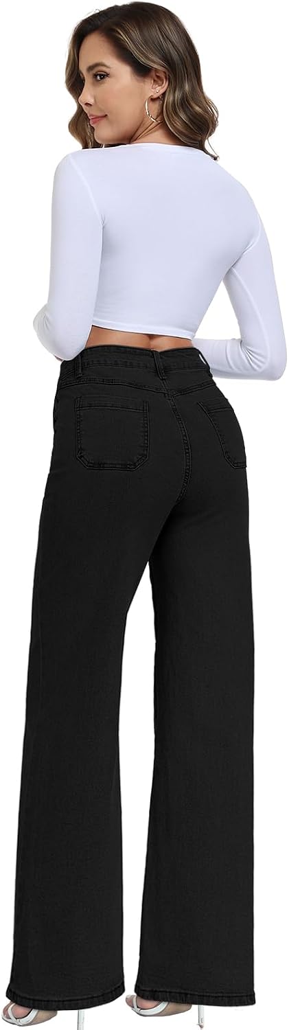 Wide Leg Jeans for Women Plus Size