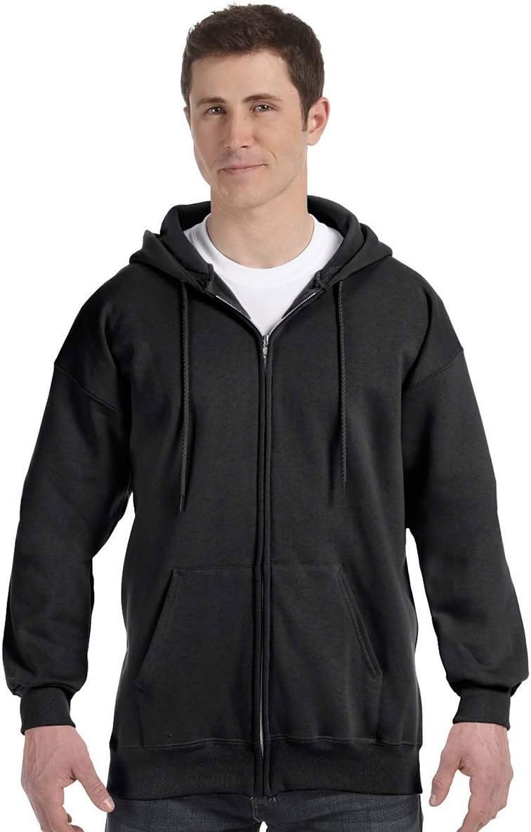 Men's Ultimate Full-Zip Hoodie, Men's Hooded Fleece Sweatshirt with Zipper