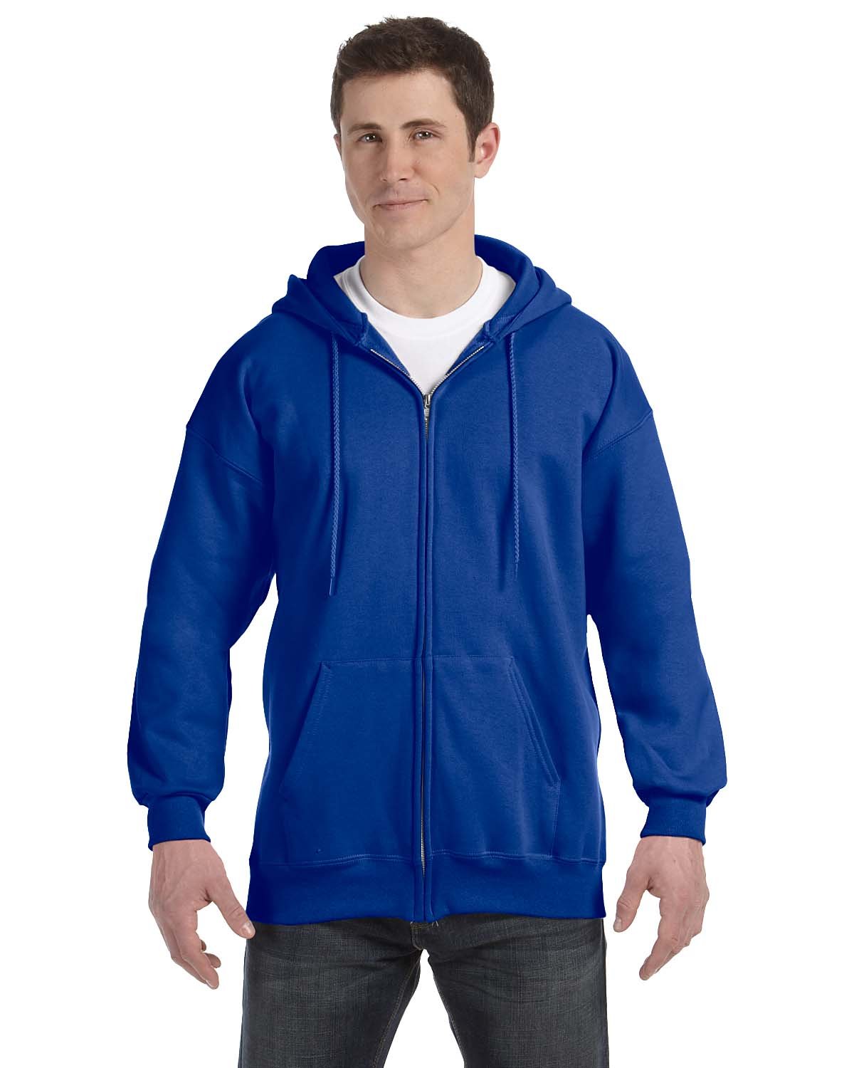 Men's Ultimate Full-Zip Hoodie, Men's Hooded Fleece Sweatshirt with Zipper
