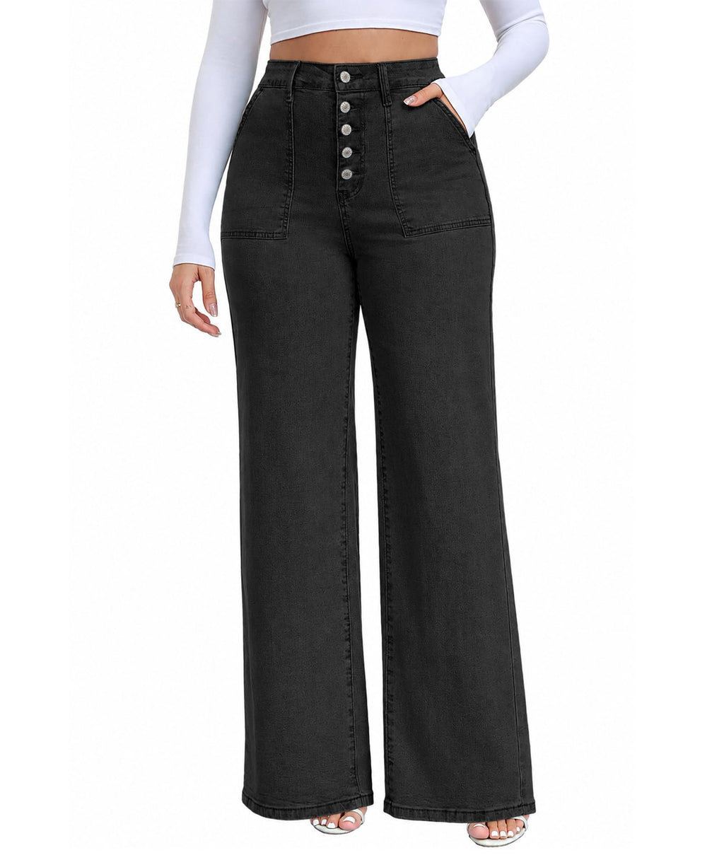 Wide Leg Jeans for Women Plus Size