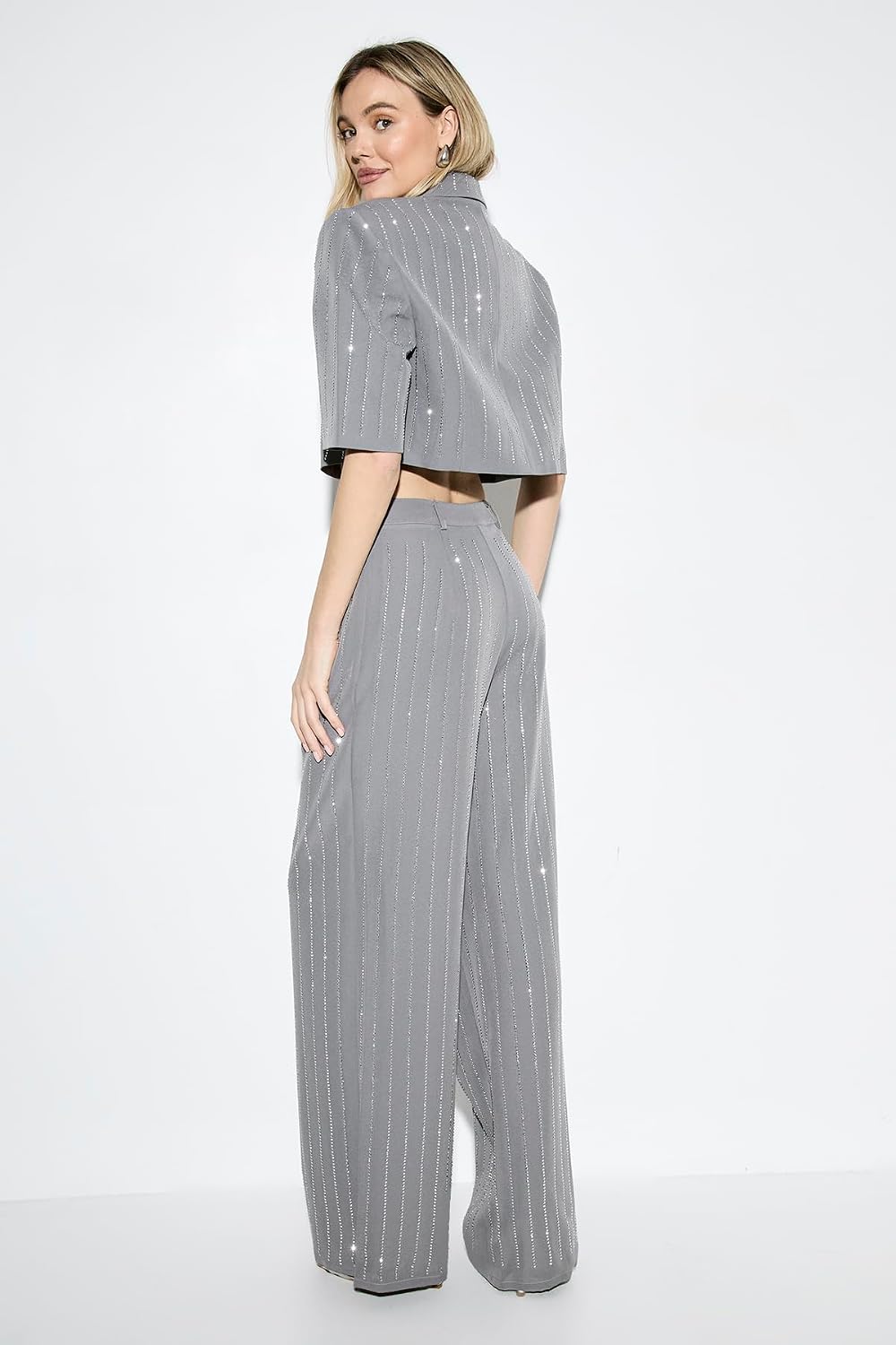Women's Premium Embellished Straight Leg Trouser