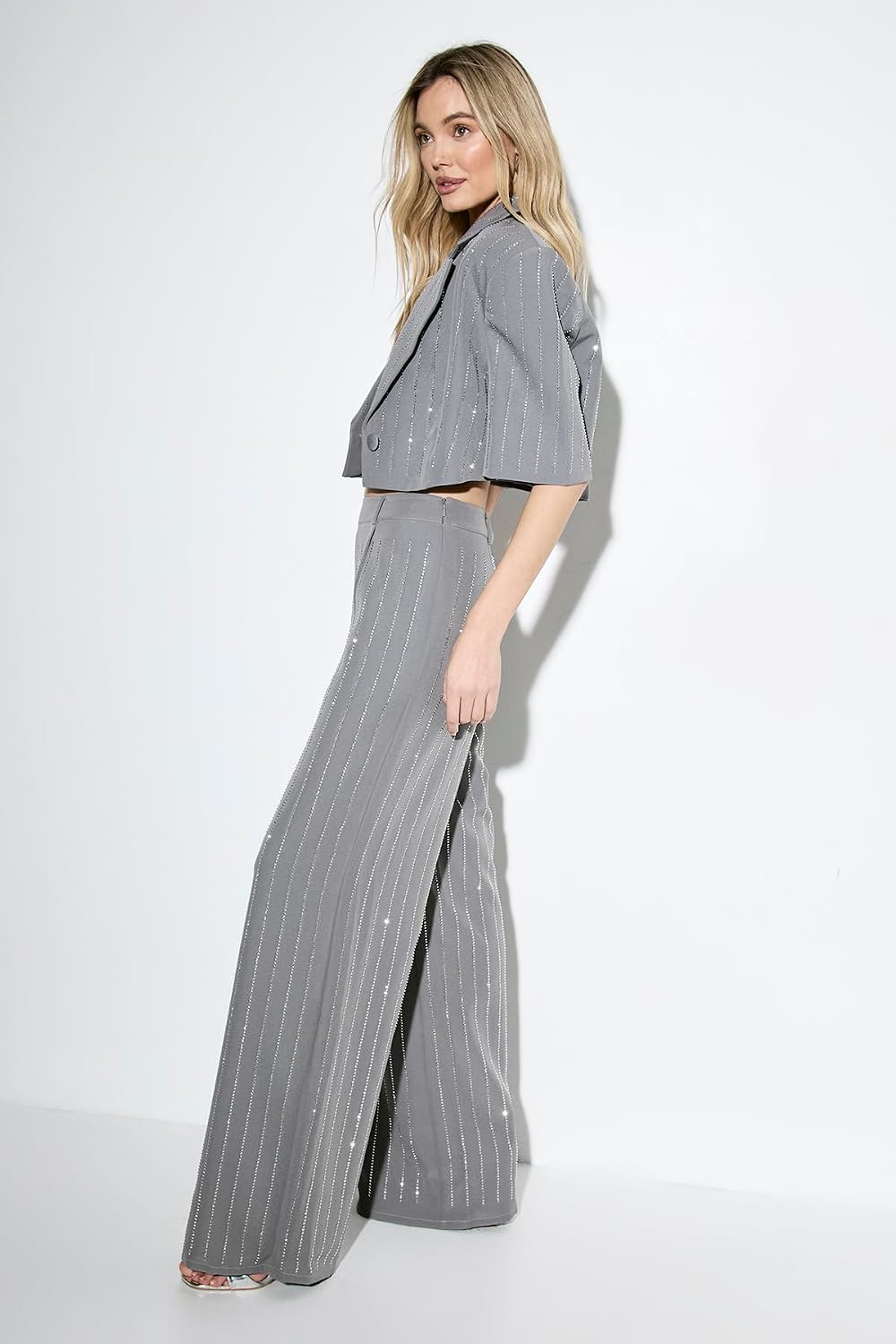 Women's Premium Embellished Straight Leg Trouser