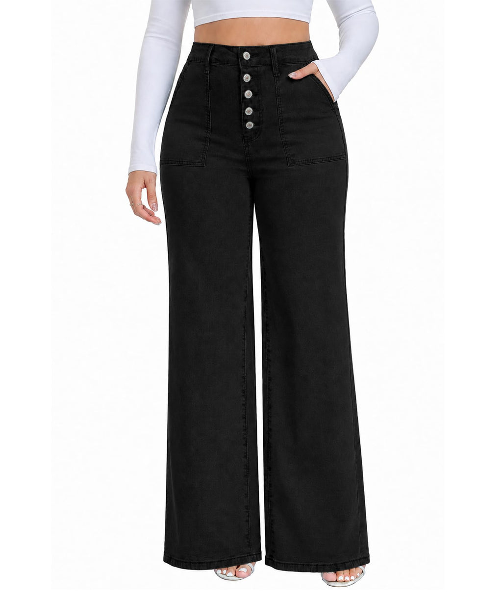 Wide Leg Jeans for Women Plus Size