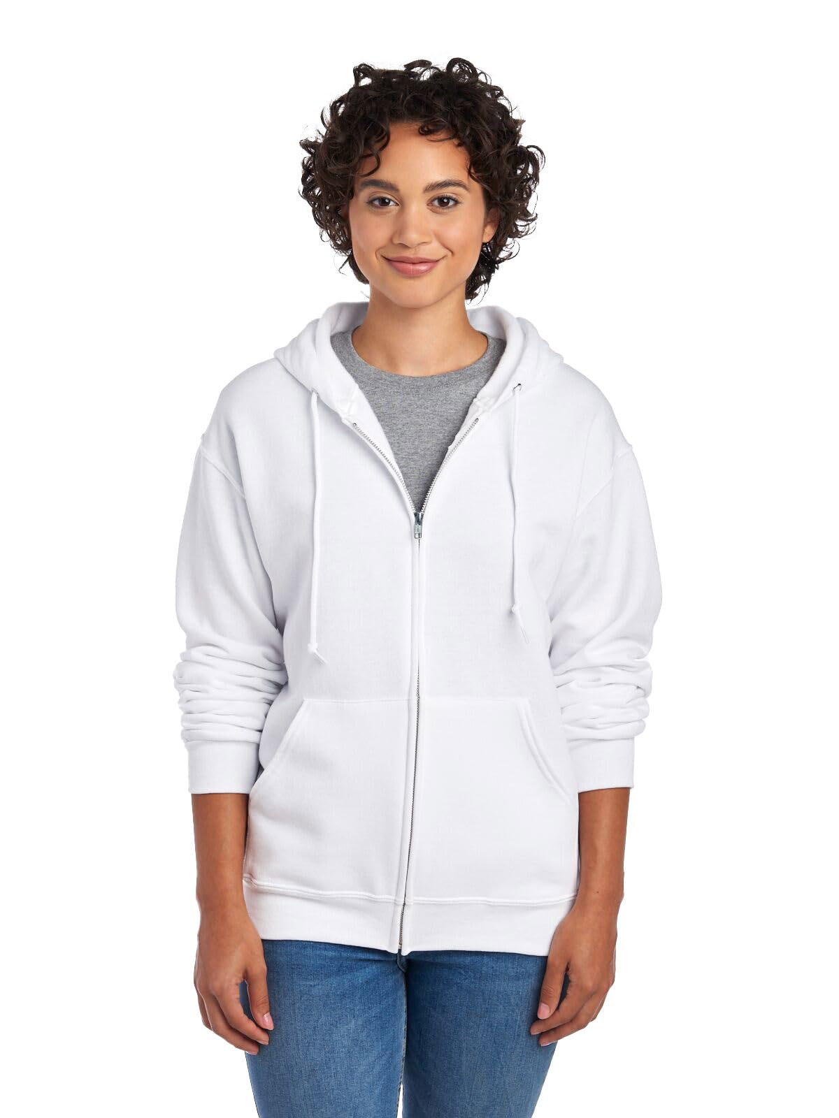 Men’s NuBlend Fleece Full Zip Hoodies, Cotton Blend, Sizes S-3X