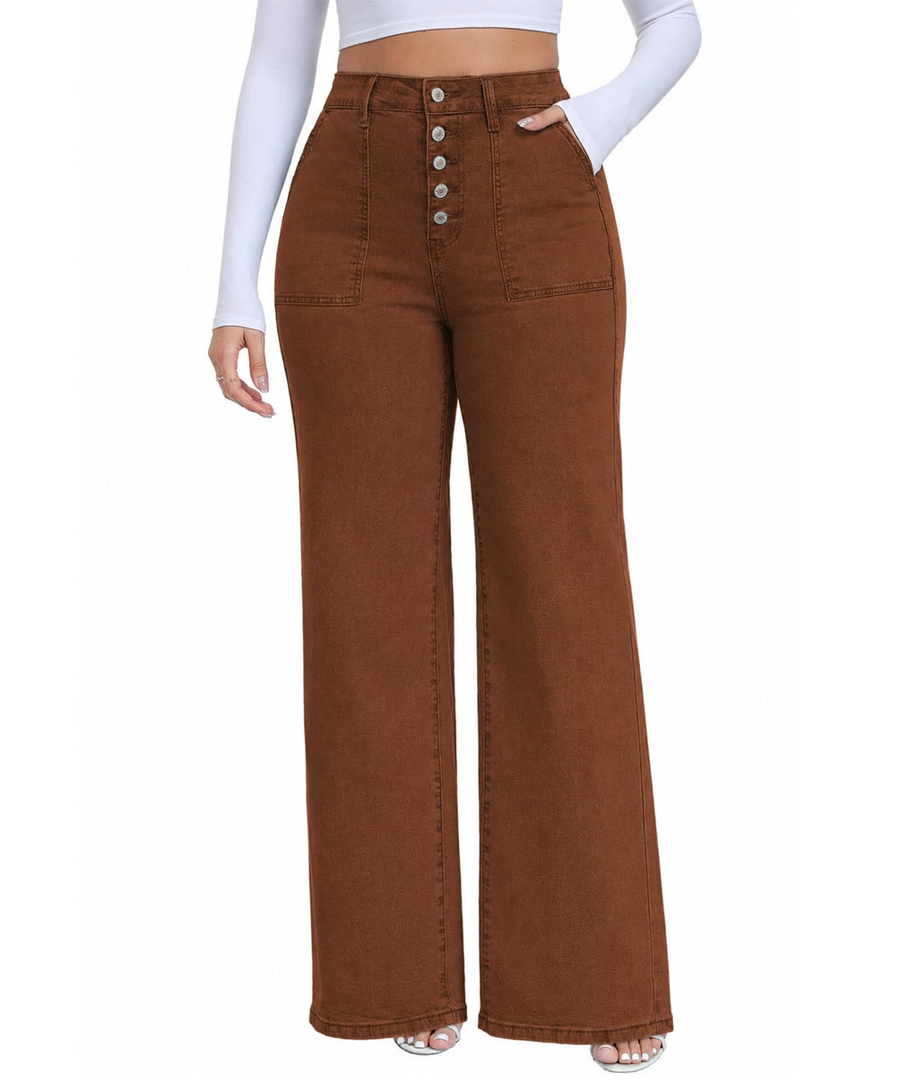 Wide Leg Jeans for Women Plus Size