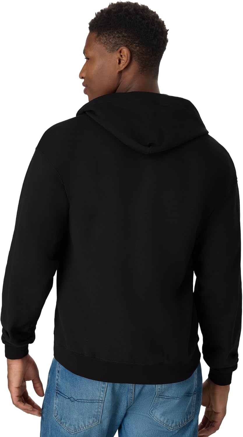 Men's Zip-up Hoodie, Ecosmart Fleece Full-zip Hoodie for Men, Hooded Sweatshirt