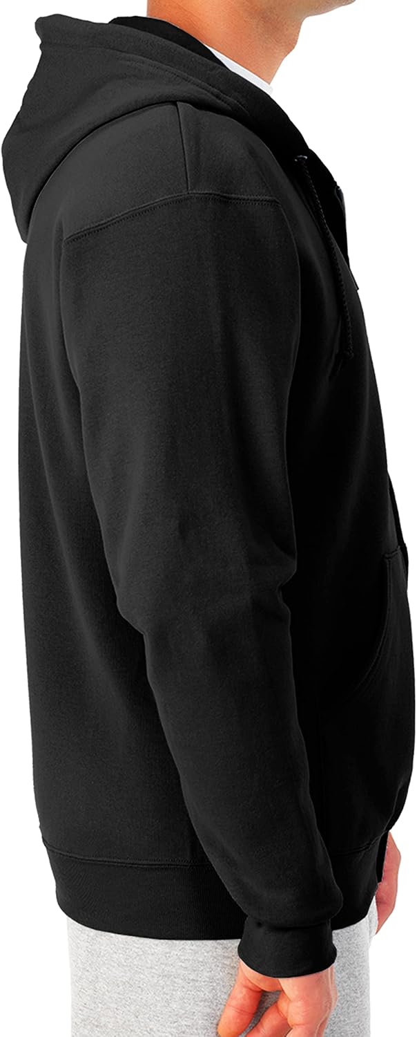 Men’s NuBlend Fleece Full Zip Hoodies, Cotton Blend, Sizes S-3X