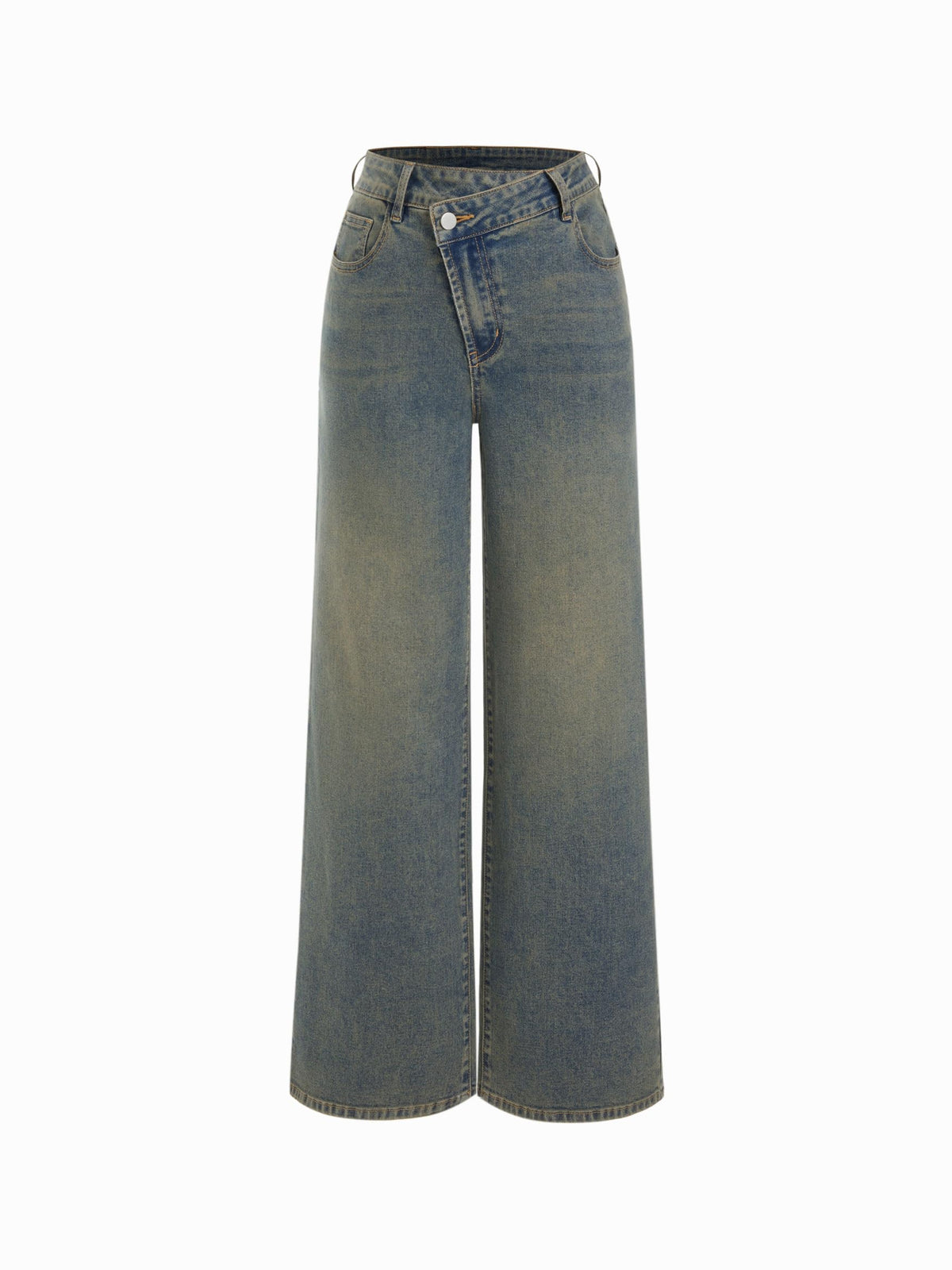 Wide Leg Jeans Women Wrap High Waisted Baggy Boyfriend Jeans Y2K