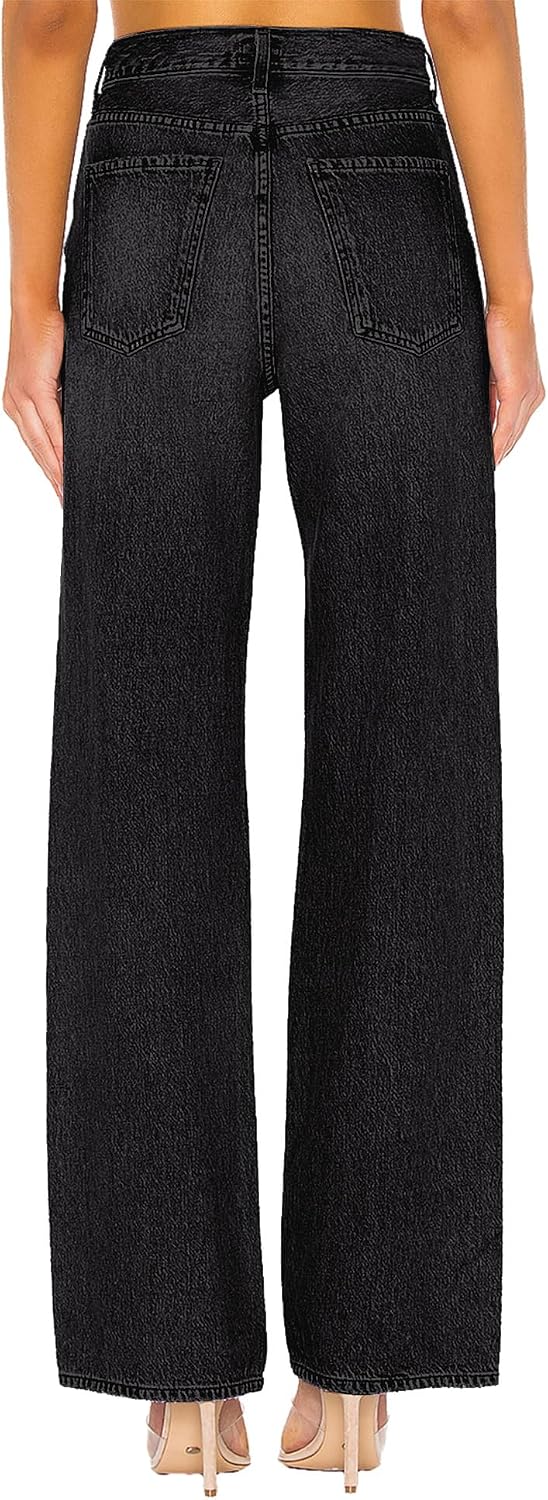 Wide Leg Jeans for Women Trendy Straight Leg Baggy Jeans Women