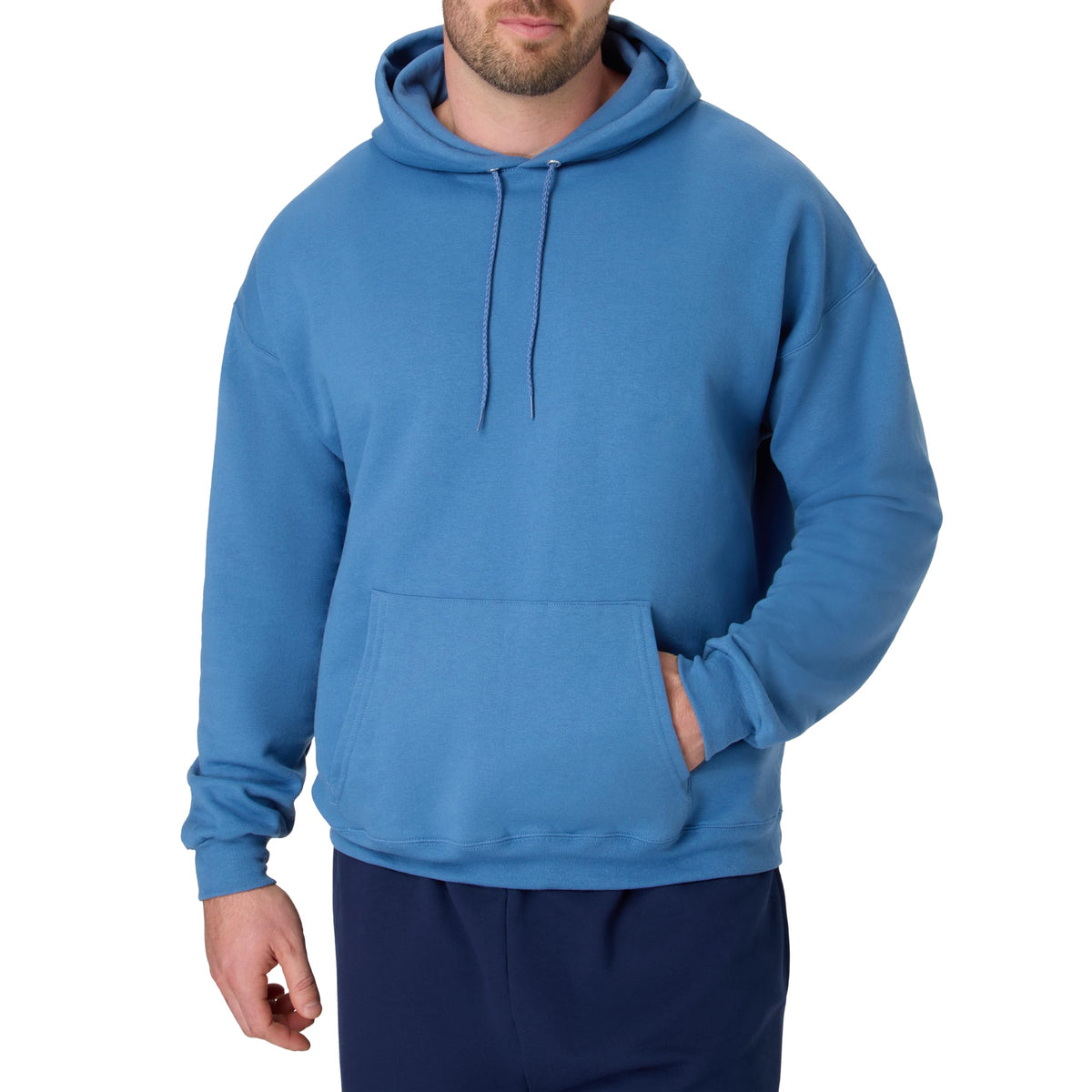 Men's Hoodie - EcoSmart Fleece Hooded Sweatshirt for Men & Women - Midweight Fleece - Big & Tall Available