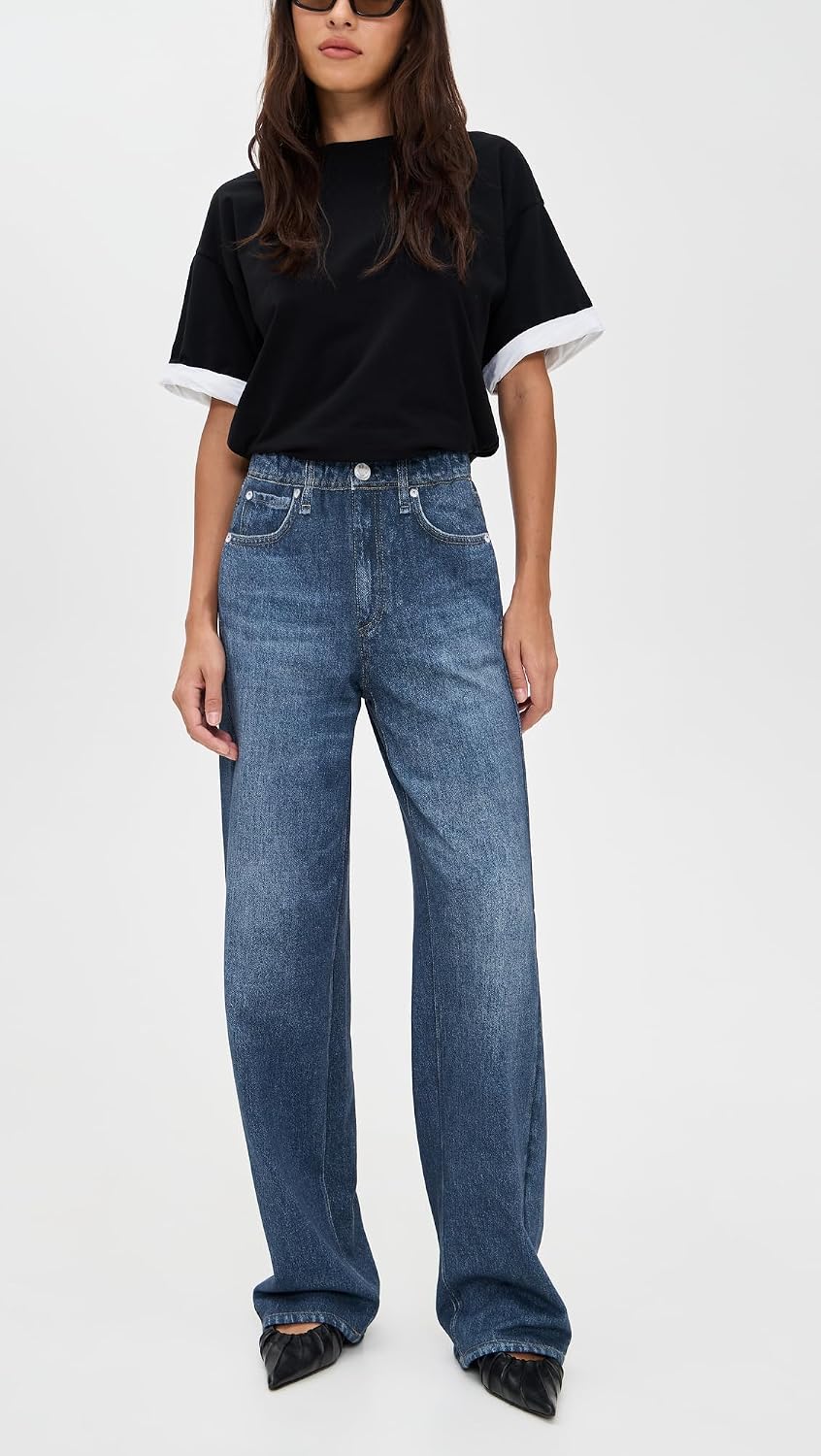 rag & Bone Women's Rb Miramar Terry Wide Leg Pant