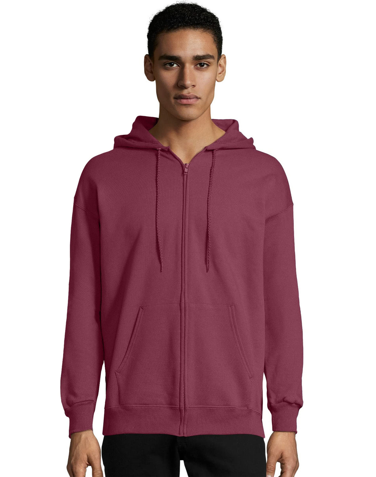 Men's Ultimate Full-Zip Hoodie, Men's Hooded Fleece Sweatshirt with Zipper