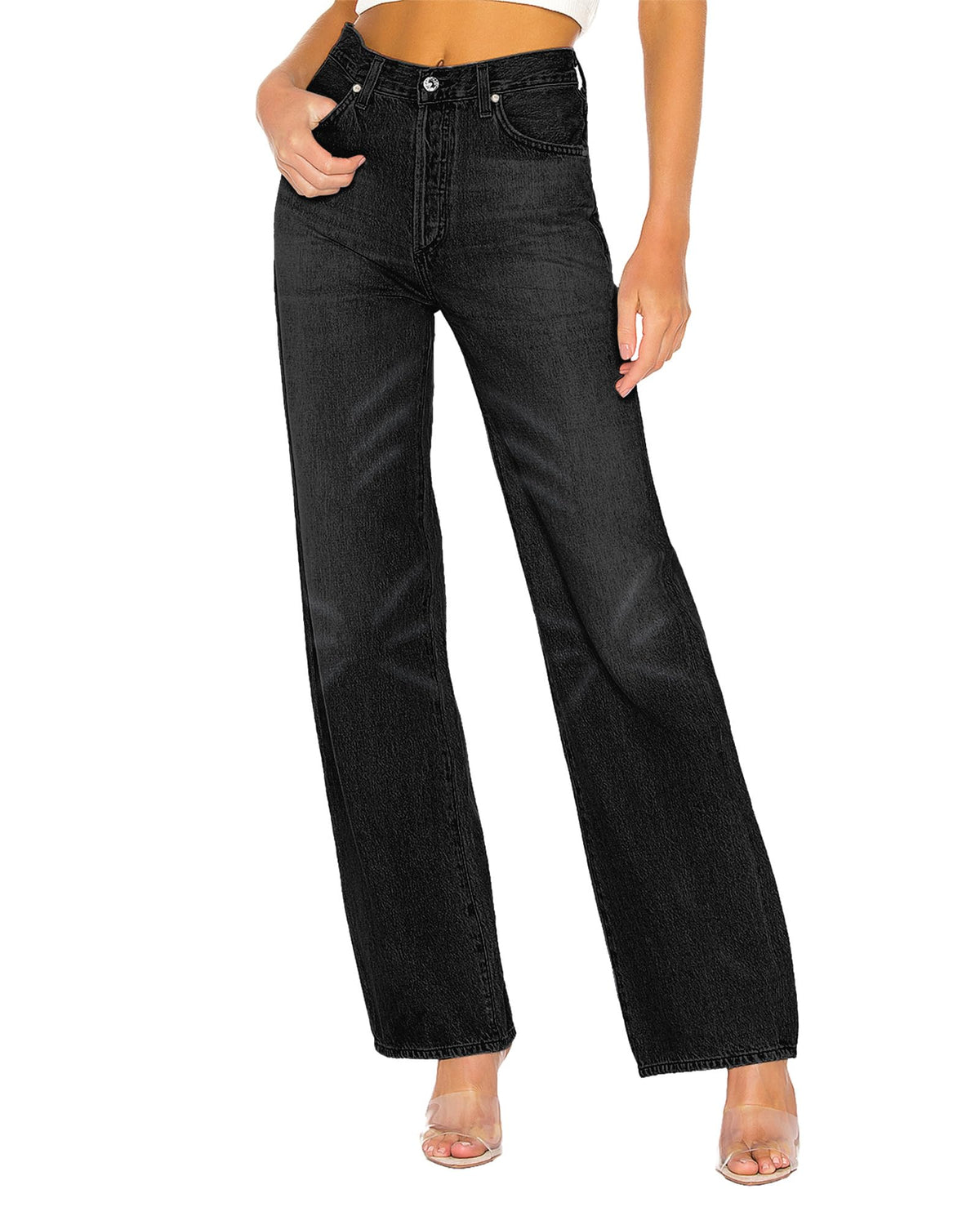 Wide Leg Jeans for Women Trendy Straight Leg Baggy Jeans Women