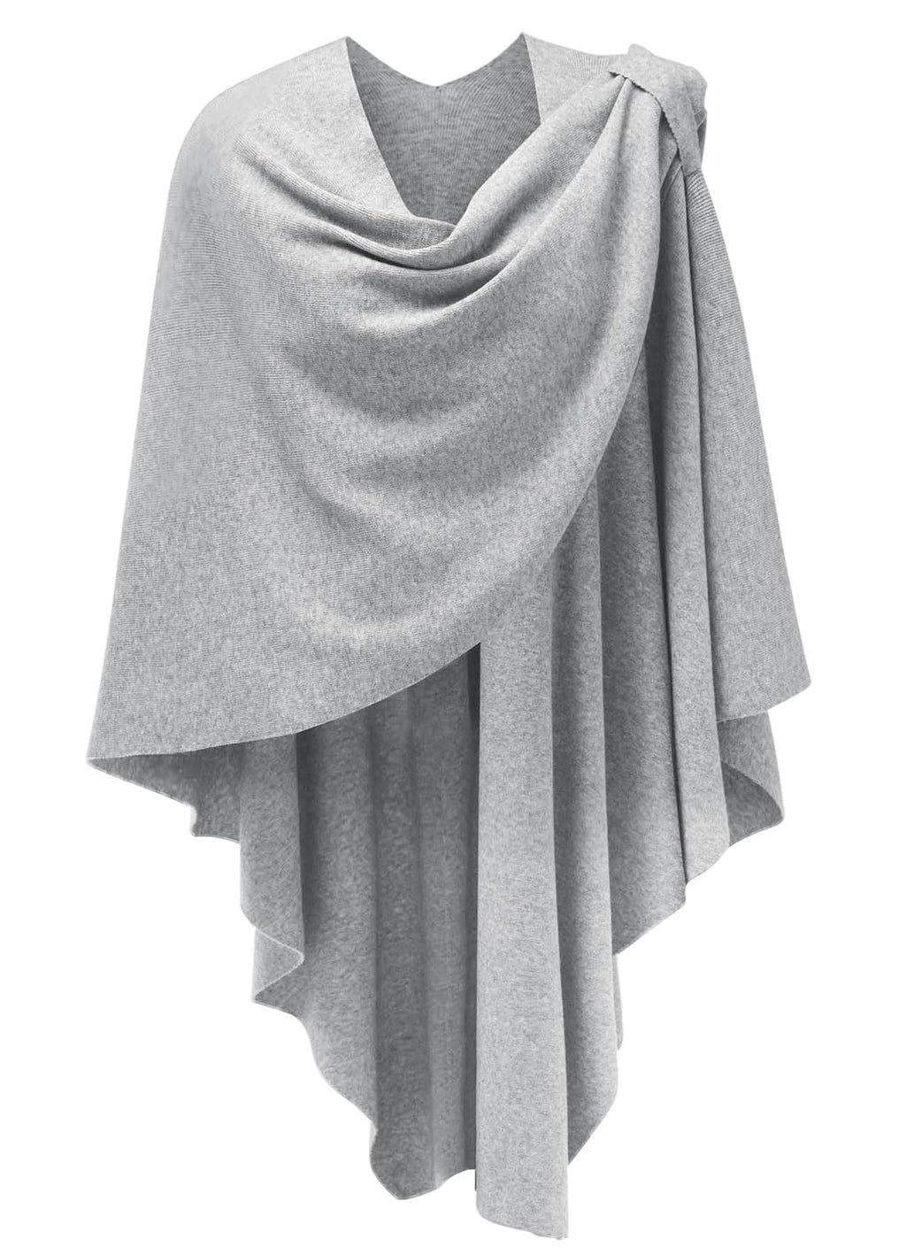 Cross Front Poncho Shawl Wrap Elegant Wedding Formal