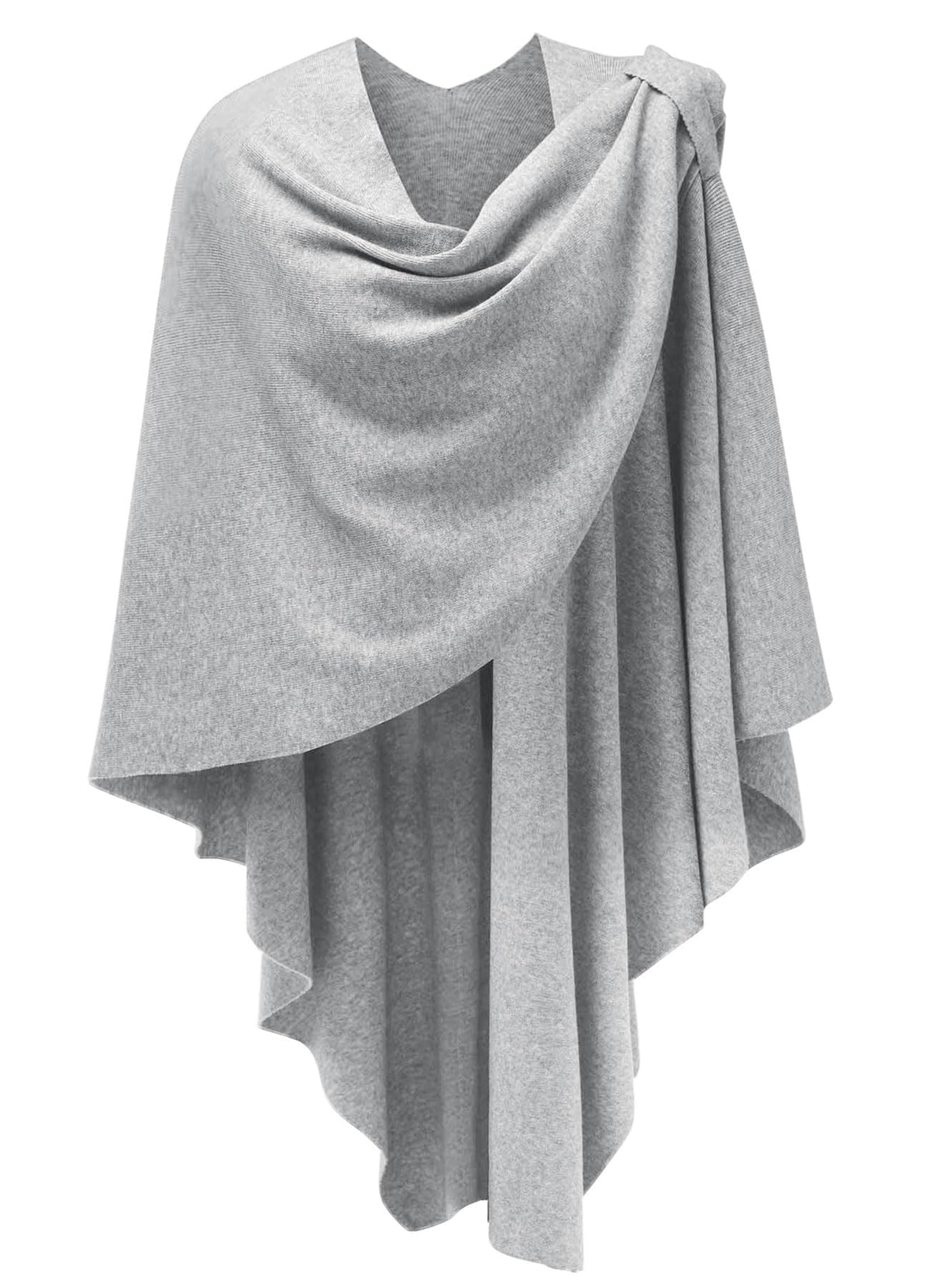 Cross Front Poncho Shawl Wrap Elegant Wedding Formal