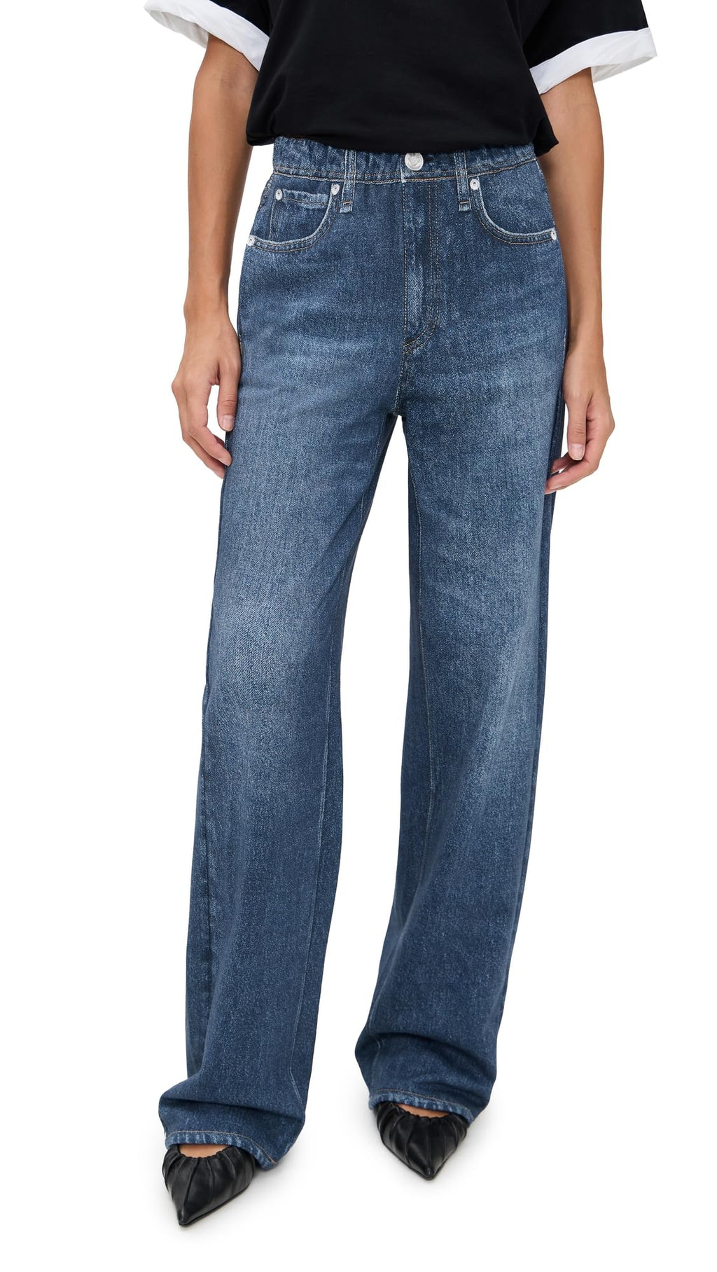 rag & Bone Women's Rb Miramar Terry Wide Leg Pant