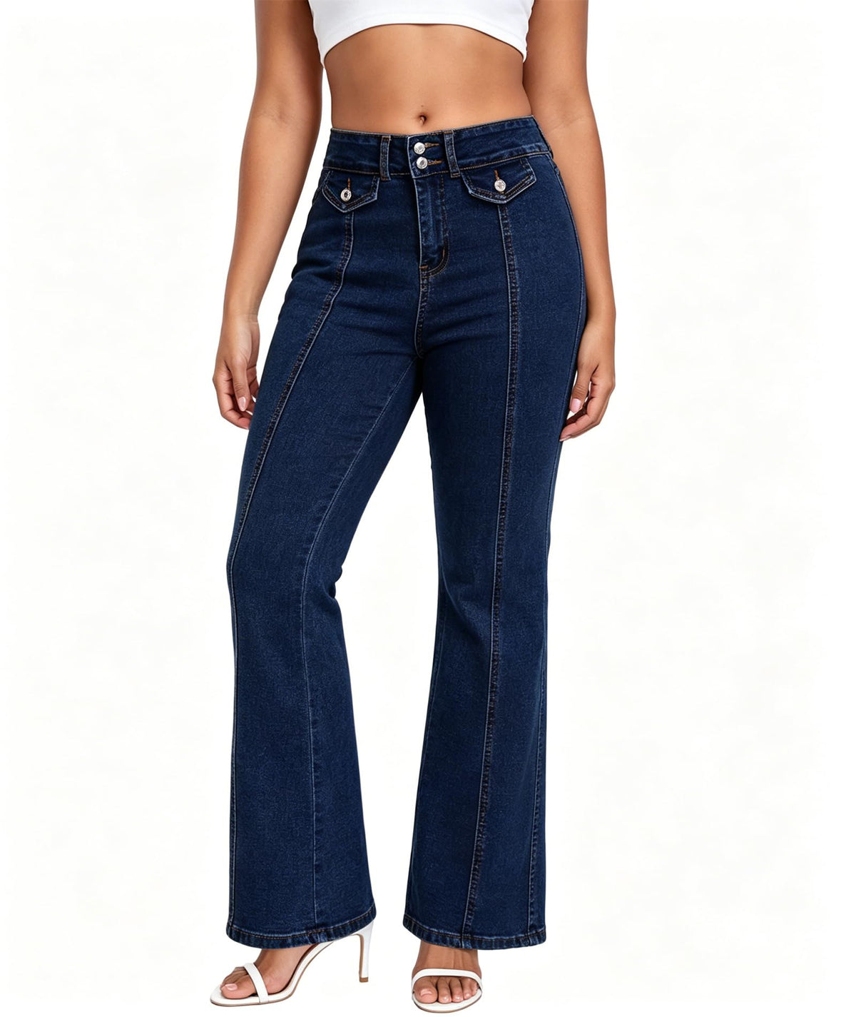Jeans for Women, Blue Wash, High Waisted
