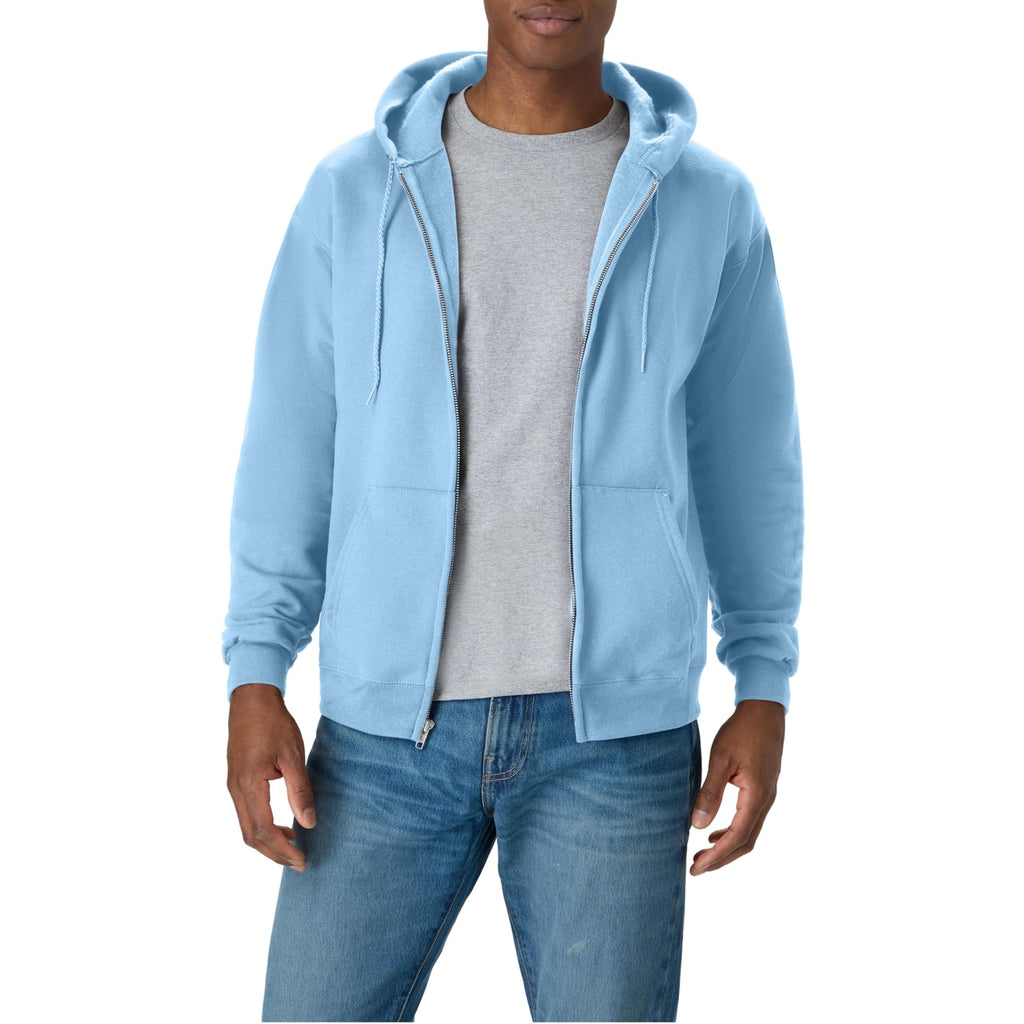 Men's Zip-up Hoodie, Ecosmart Fleece Full-zip Hoodie for Men, Hooded Sweatshirt