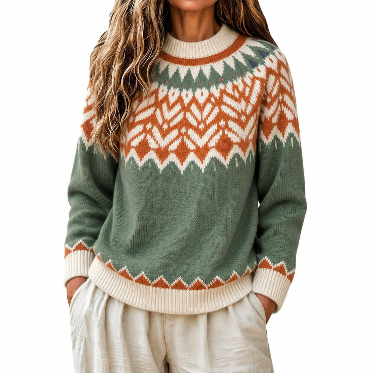 Sweater Women Oversized Turtle Neck Long Sleeve