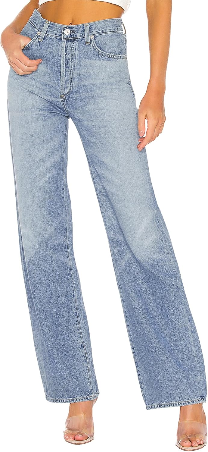 Wide Leg Jeans for Women Trendy Straight Leg Baggy Jeans Women