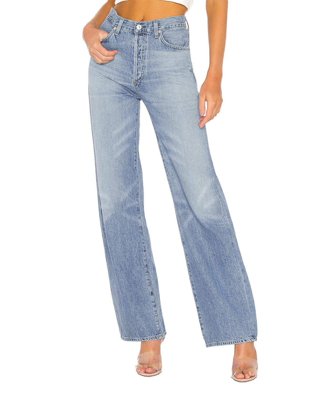 Wide Leg Jeans for Women Trendy Straight Leg Baggy Jeans Women