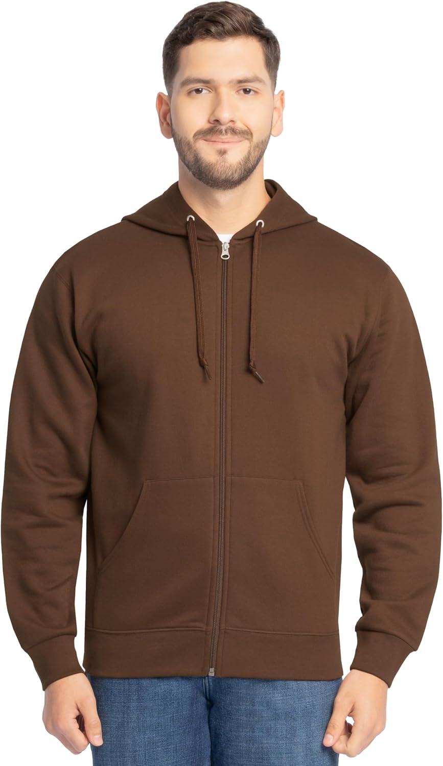 Fleece Full Zip Hoodie Sweatshirt