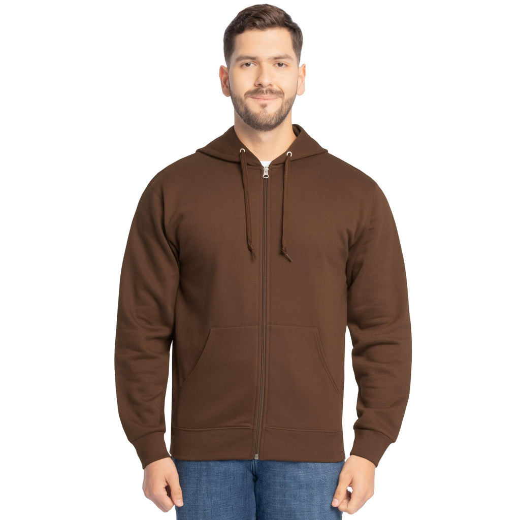 Fleece Full Zip Hoodie Sweatshirt