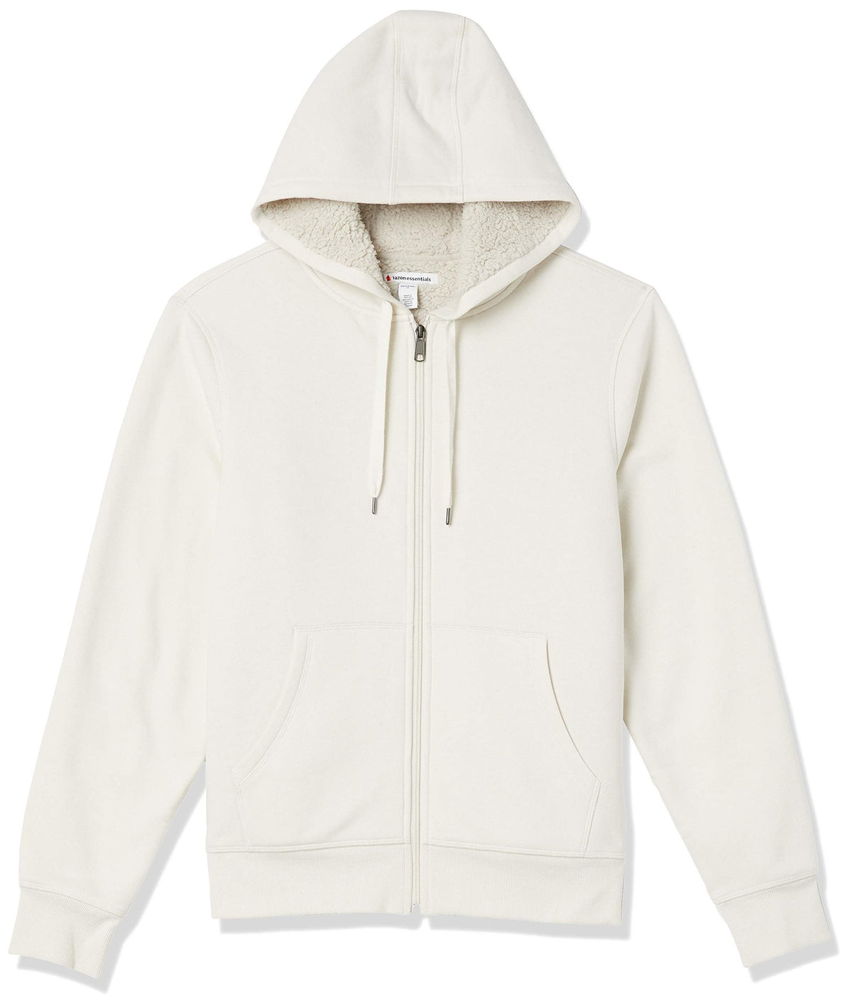 Men's Sherpa-Lined Full-Zip Fleece Hoodie Sweatshirt