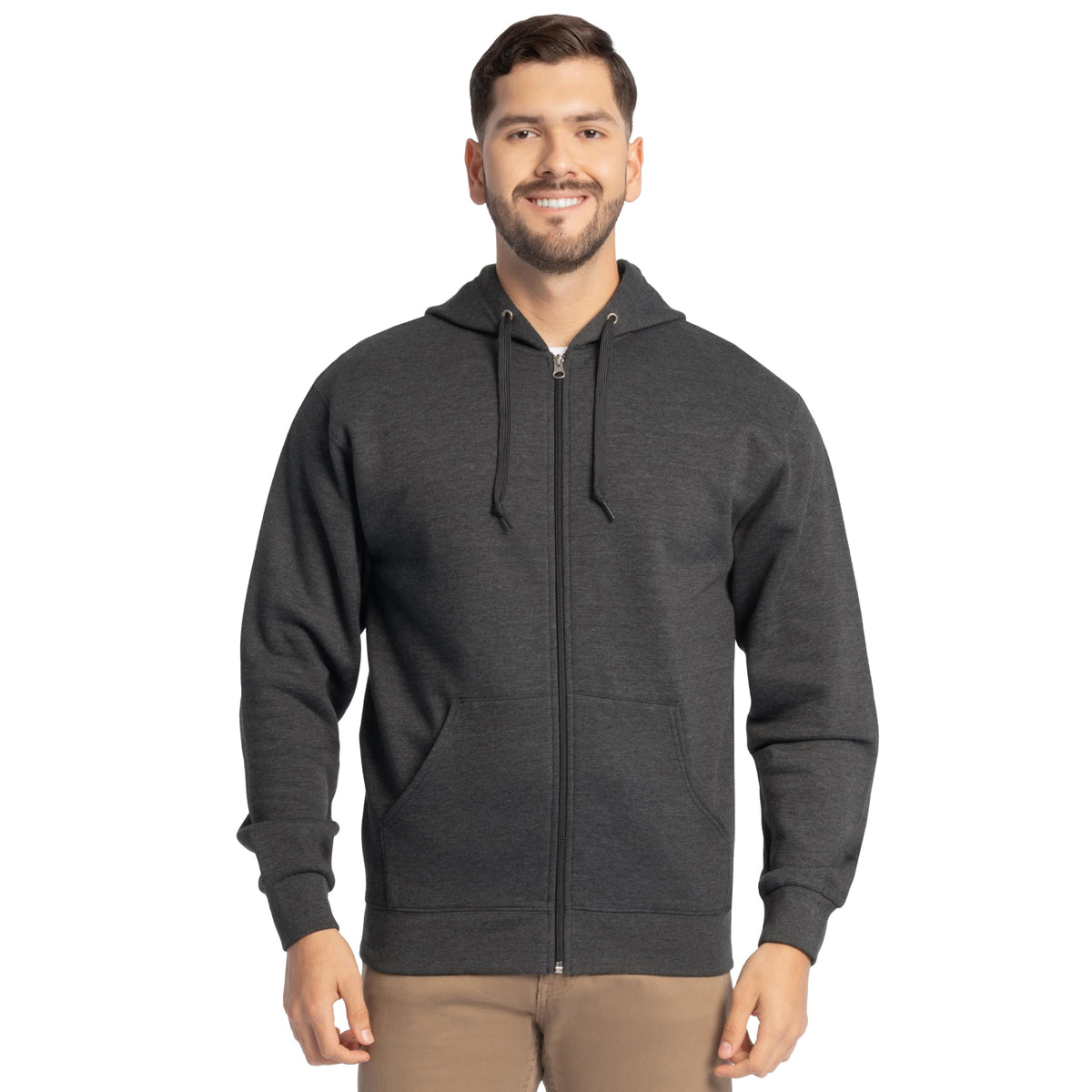 Fleece Full Zip Hoodie Sweatshirt