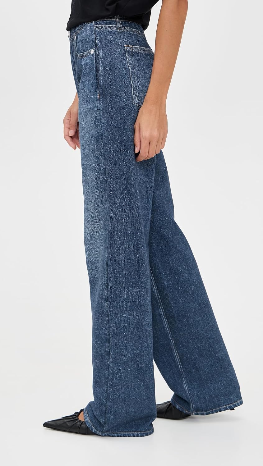 rag & Bone Women's Rb Miramar Terry Wide Leg Pant