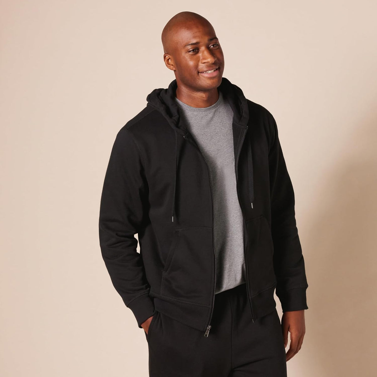 Men's Full-Zip Fleece Hoodie Sweatshirt (Available in Big & Tall)