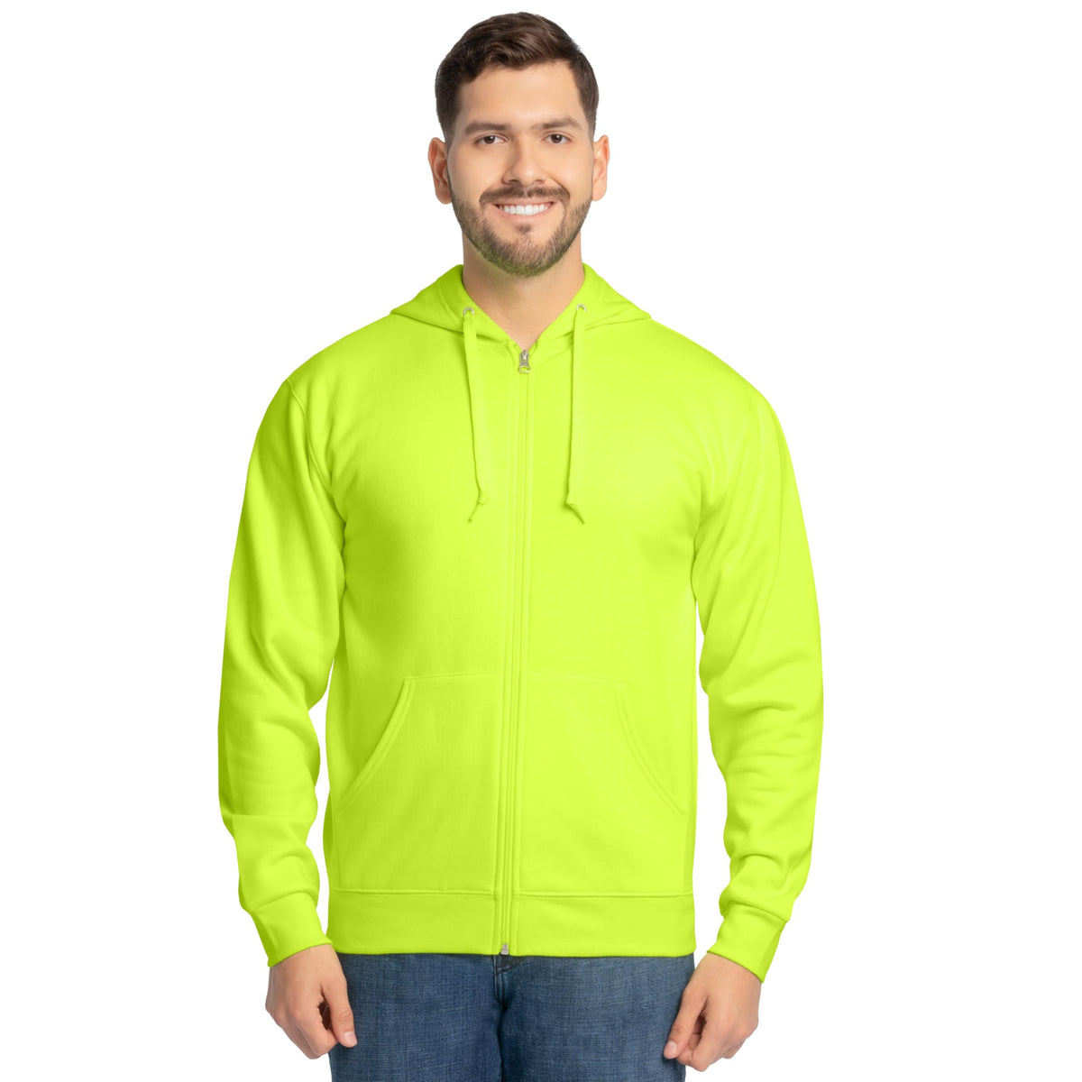 Fleece Full Zip Hoodie Sweatshirt