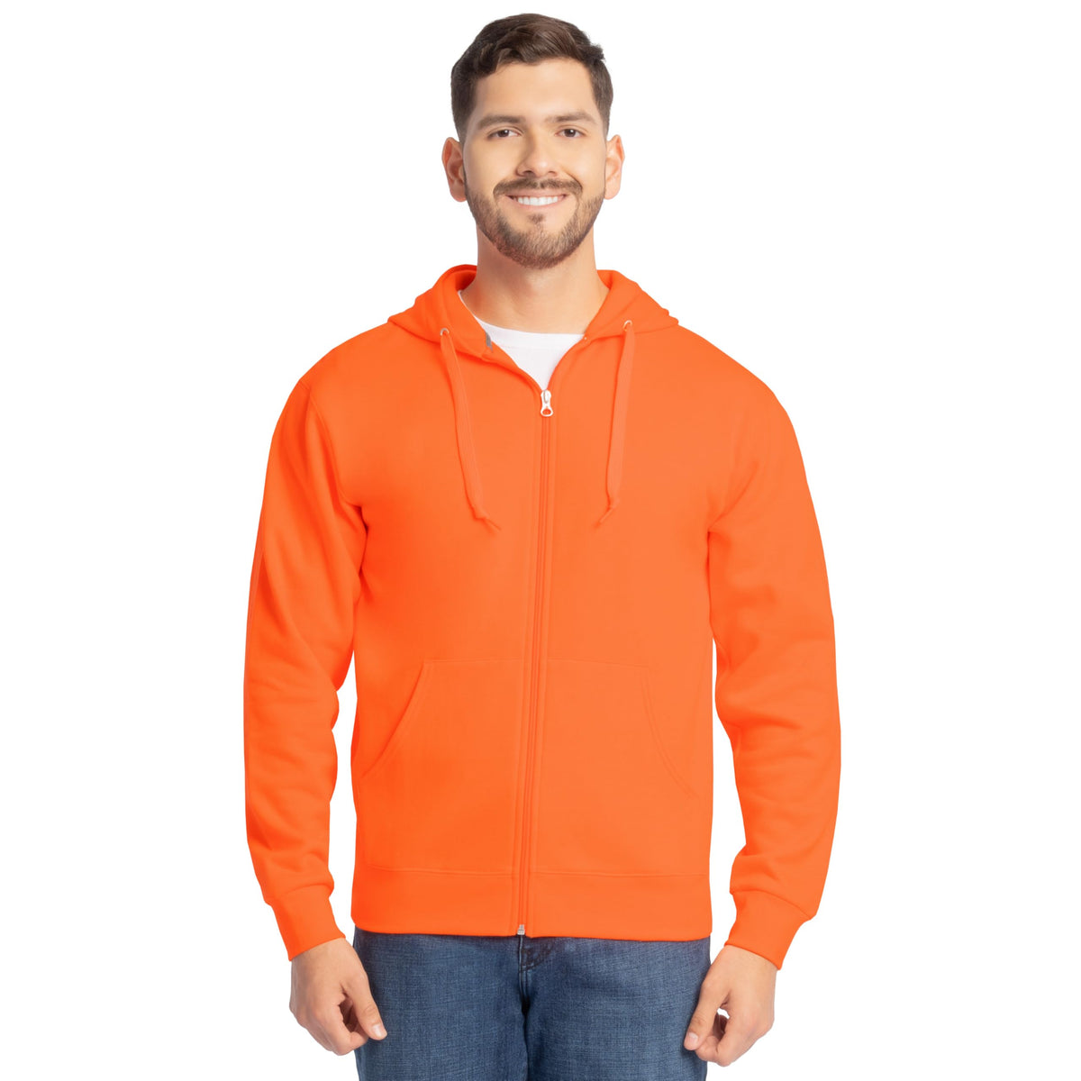Fleece Full Zip Hoodie Sweatshirt