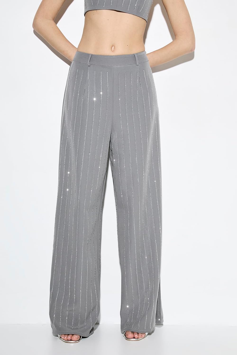 Women's Premium Embellished Straight Leg Trouser