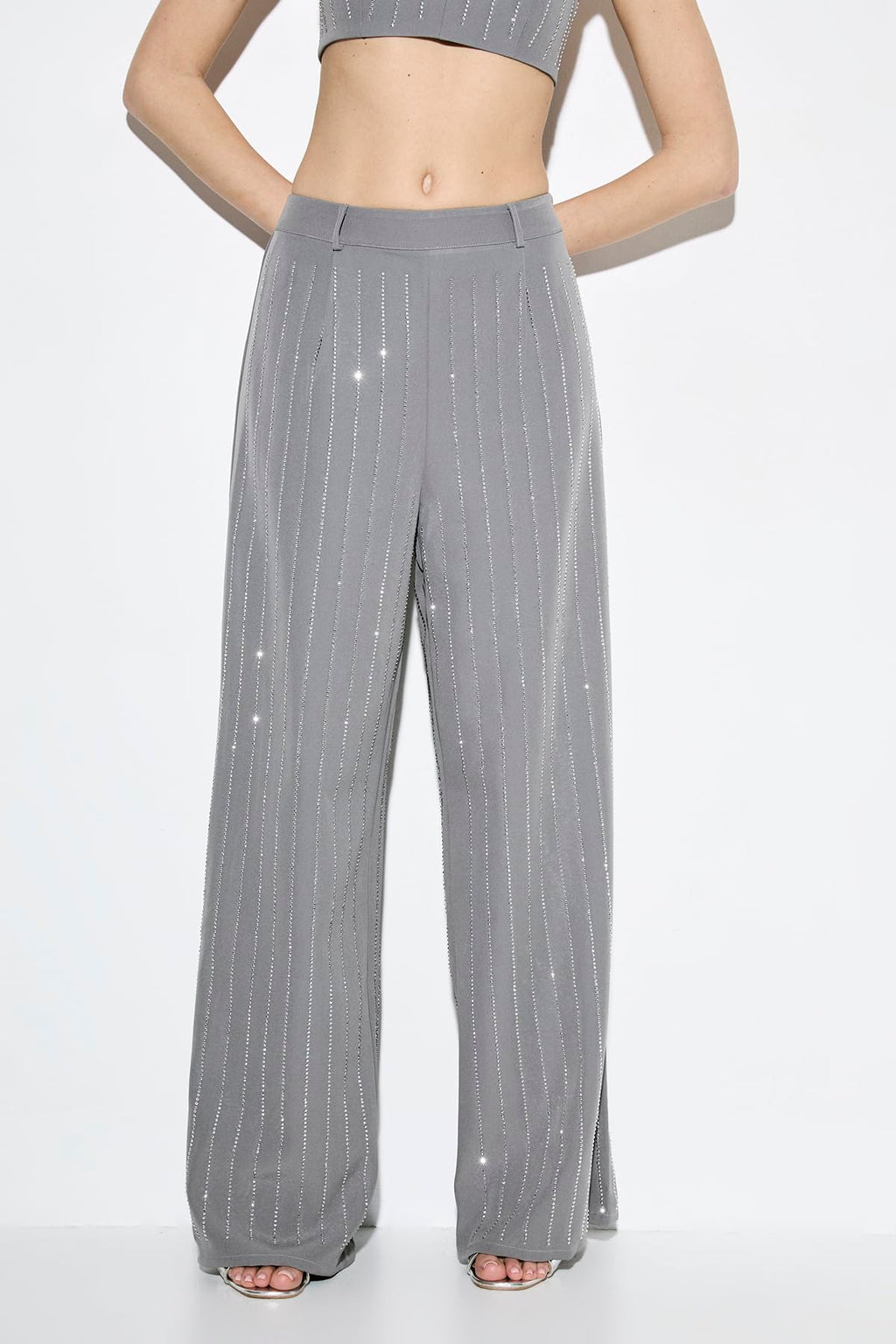 Women's Premium Embellished Straight Leg Trouser