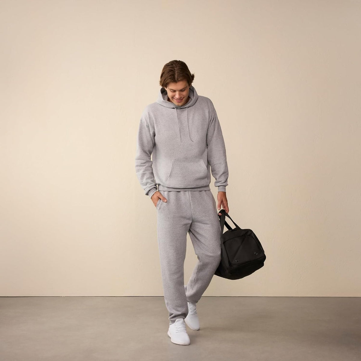 Men's Hoodie - EcoSmart Fleece Hooded Sweatshirt for Men & Women - Midweight Fleece - Big & Tall Available