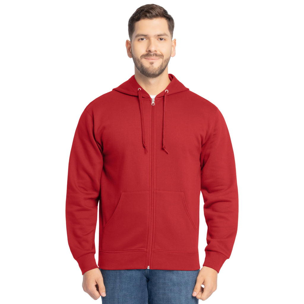 Fleece Full Zip Hoodie Sweatshirt