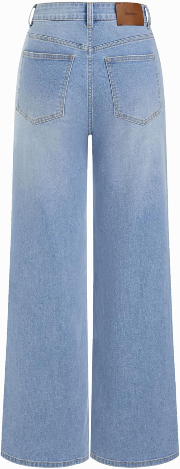 Wide Leg Jeans Women Wrap High Waisted Baggy Boyfriend Jeans Y2K