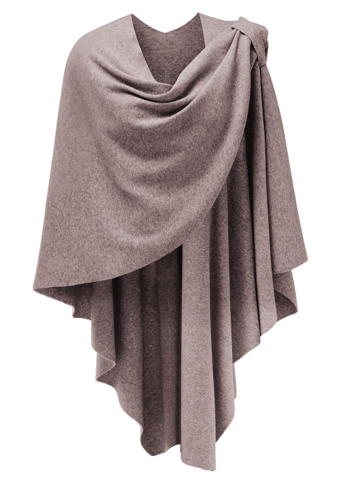 Cross Front Poncho Shawl Wrap Elegant Wedding Formal