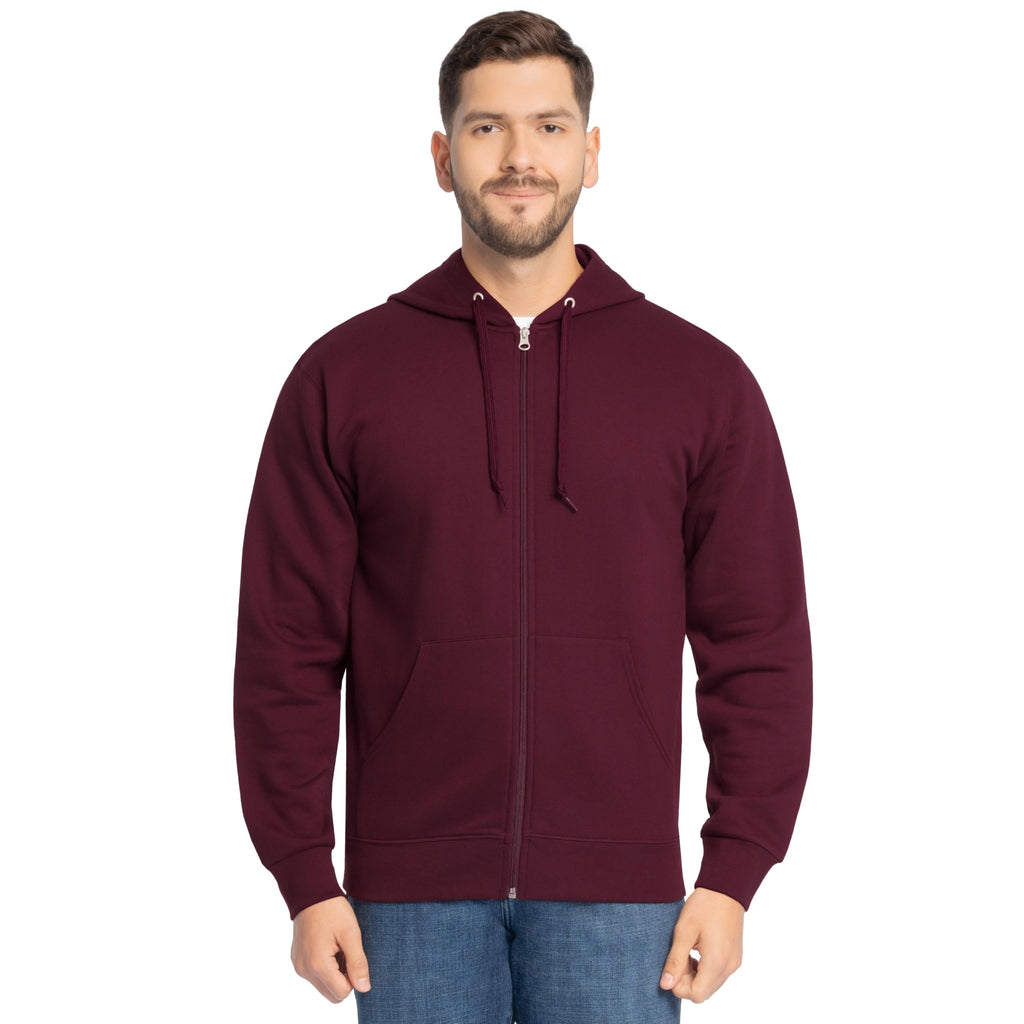 Fleece Full Zip Hoodie Sweatshirt