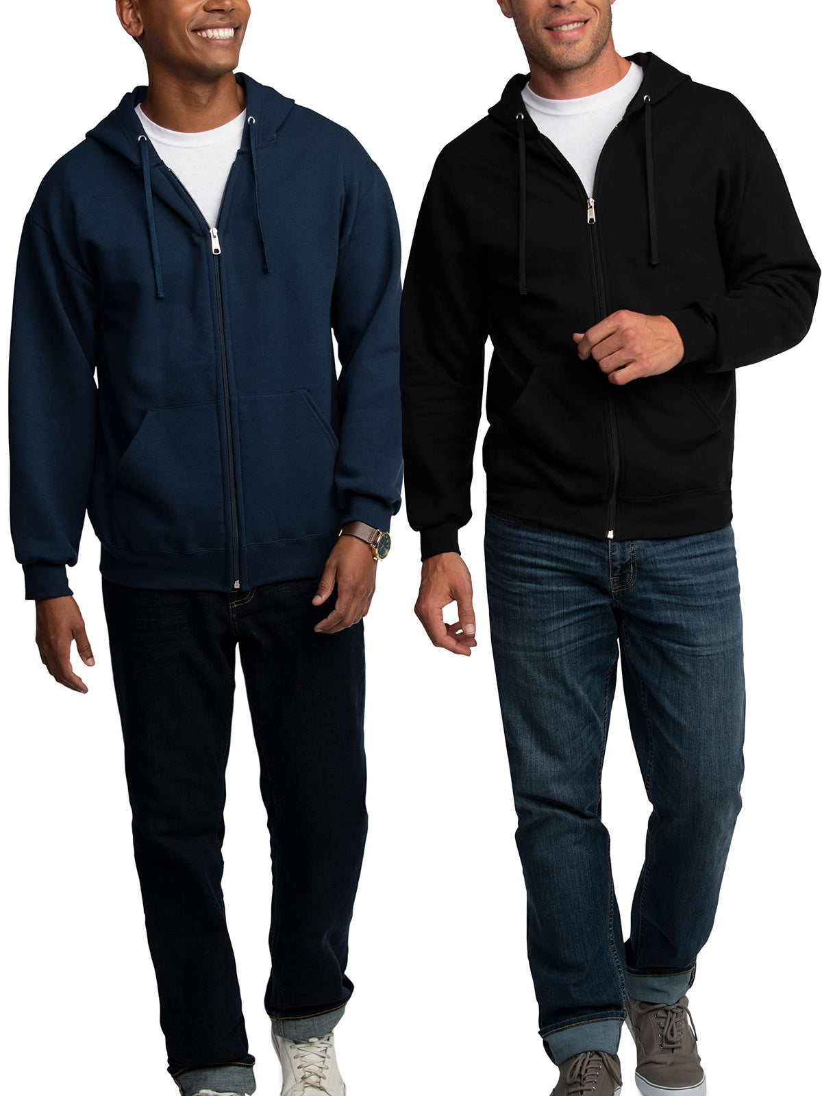 Fleece Full Zip Hoodie Sweatshirt