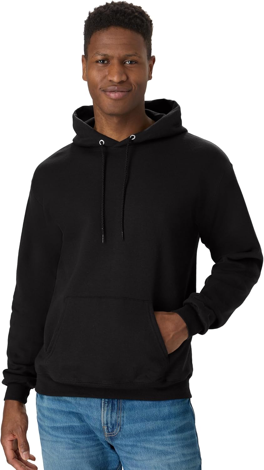 Men's Hoodie - EcoSmart Fleece Hooded Sweatshirt for Men & Women - Midweight Fleece - Big & Tall Available