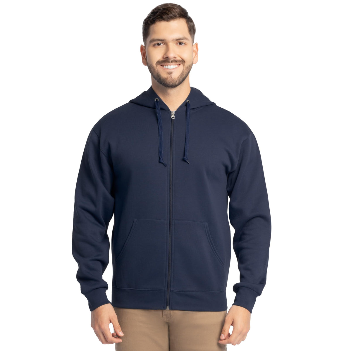 Fleece Full Zip Hoodie Sweatshirt