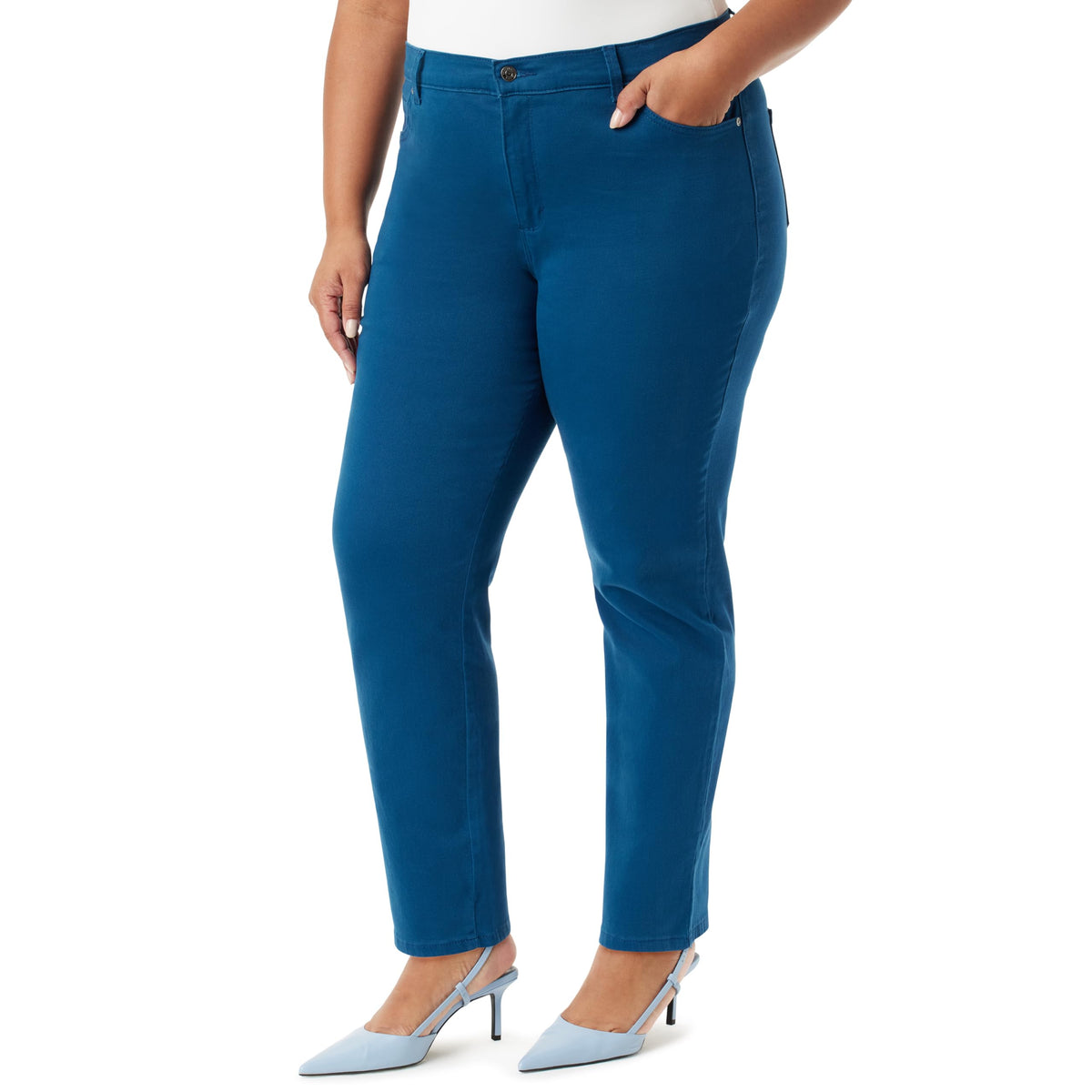 Women's Amanda Classic High Rise Tapered Jean Plus