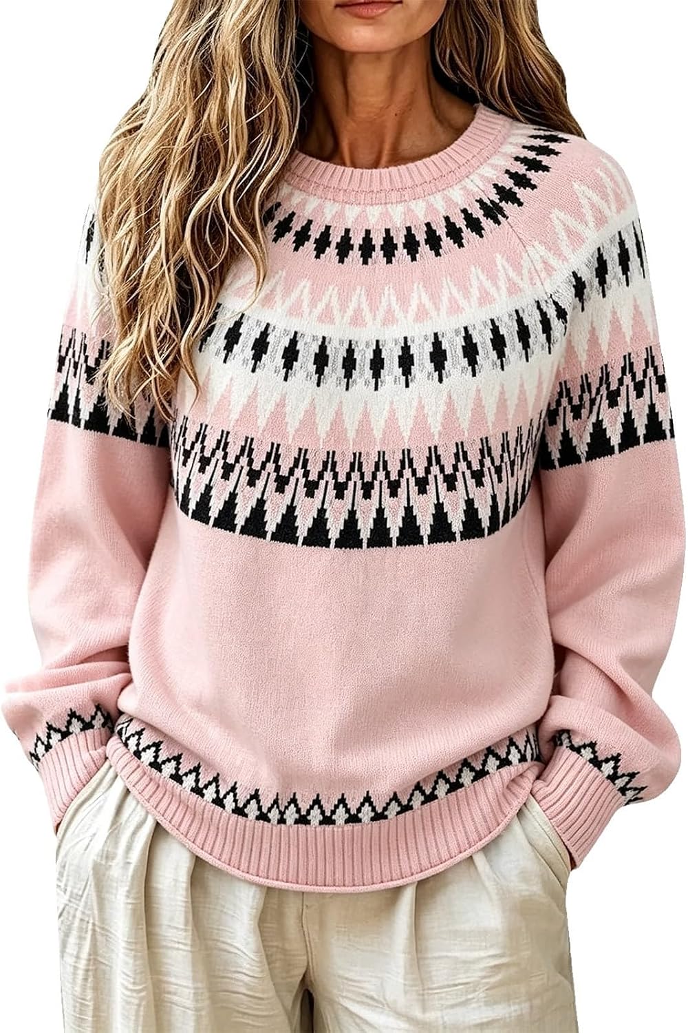 Sweater Women Oversized Turtle Neck Long Sleeve