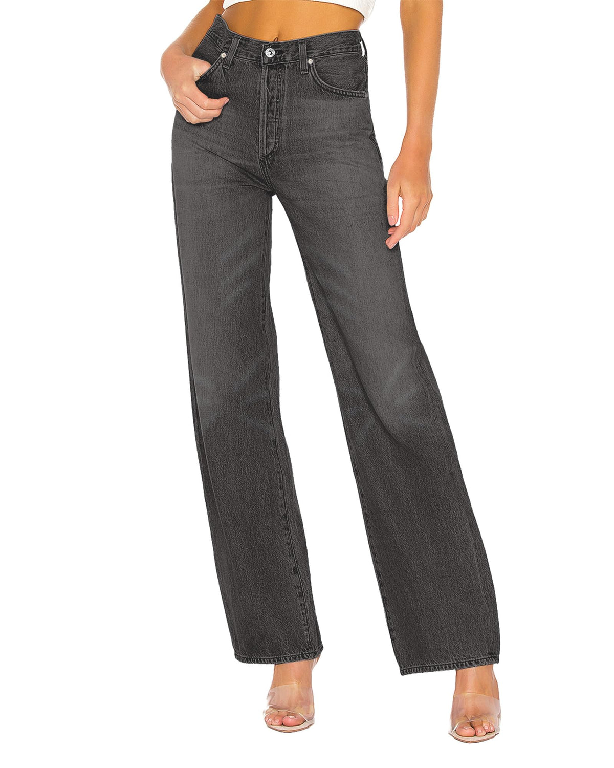 Wide Leg Jeans for Women Trendy Straight Leg Baggy Jeans Women