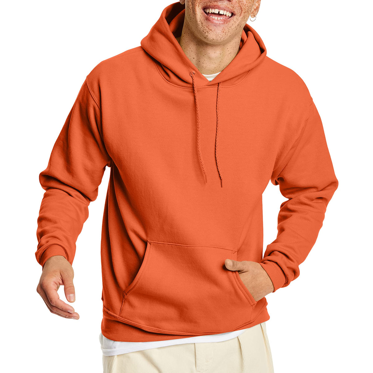Men's Hoodie - EcoSmart Fleece Hooded Sweatshirt for Men & Women - Midweight Fleece - Big & Tall Available