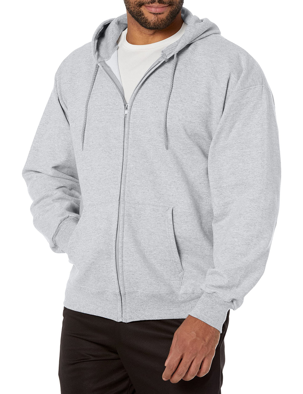 Men's Ultimate Full-Zip Hoodie, Men's Hooded Fleece Sweatshirt with Zipper