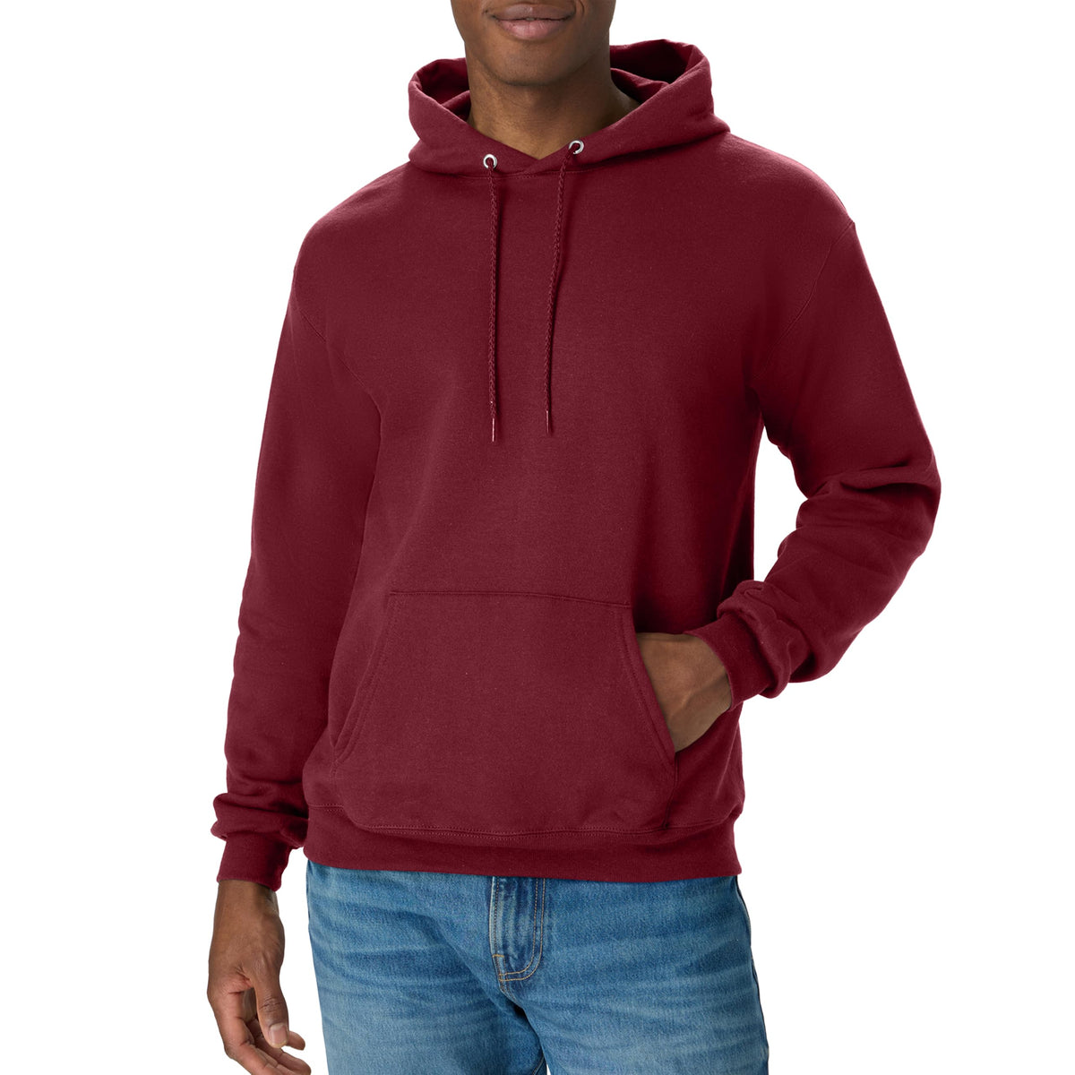 Men's Hoodie - EcoSmart Fleece Hooded Sweatshirt for Men & Women - Midweight Fleece - Big & Tall Available