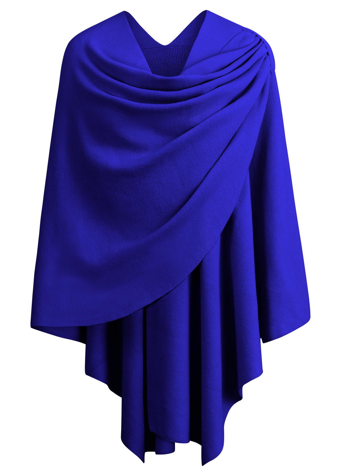 Cross Front Poncho Shawl Wrap Elegant Wedding Formal